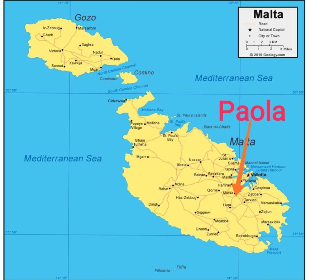 Dhara House Malta Bed & Breakfast Paola Eksteriør bilde